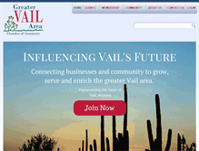 Tablet Screenshot of greatervailchamber.com